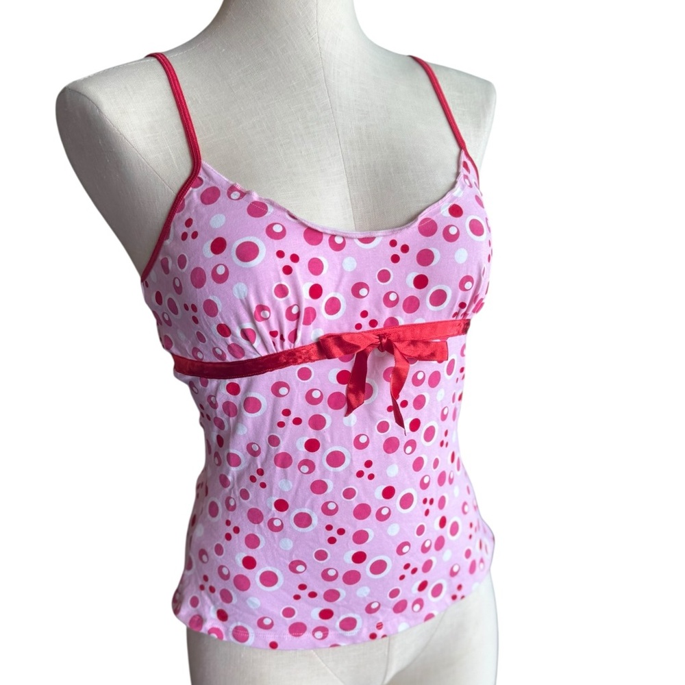 Y2K Bubble Ribbon Cami size Large *Runs extremely small